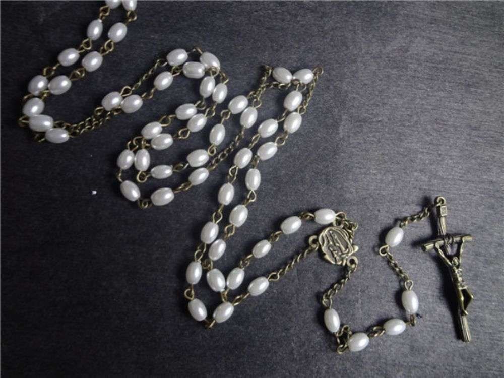 Catholic Pearl Rosary