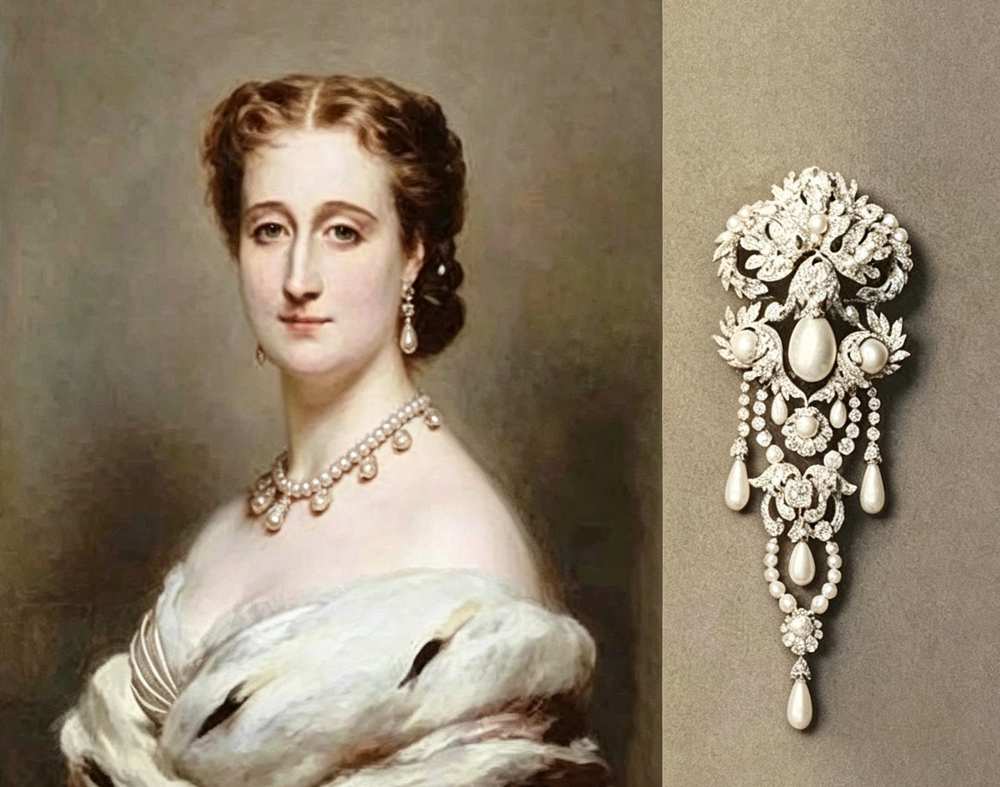 Empress Eugénie's Regent Pearl Brooch