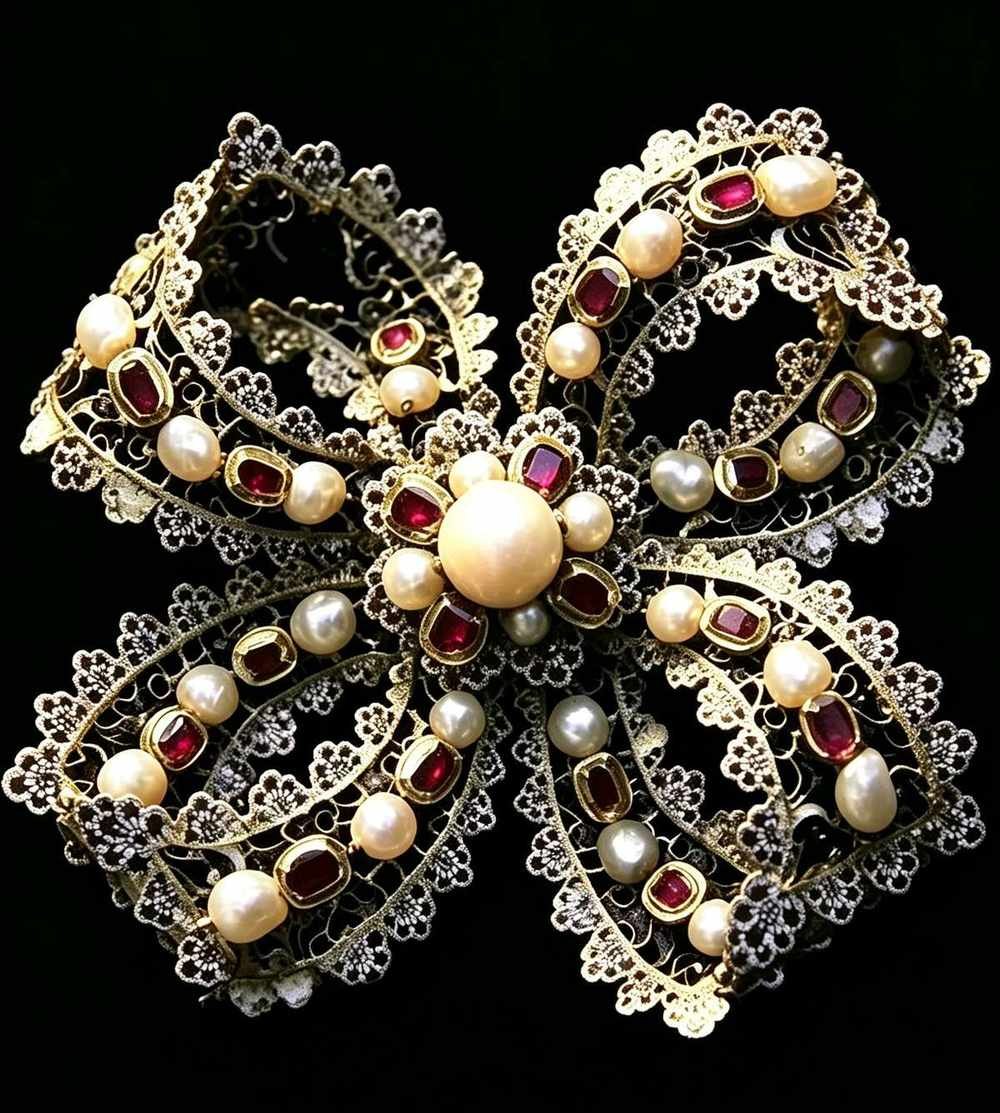 Renaissance Bow Brooch